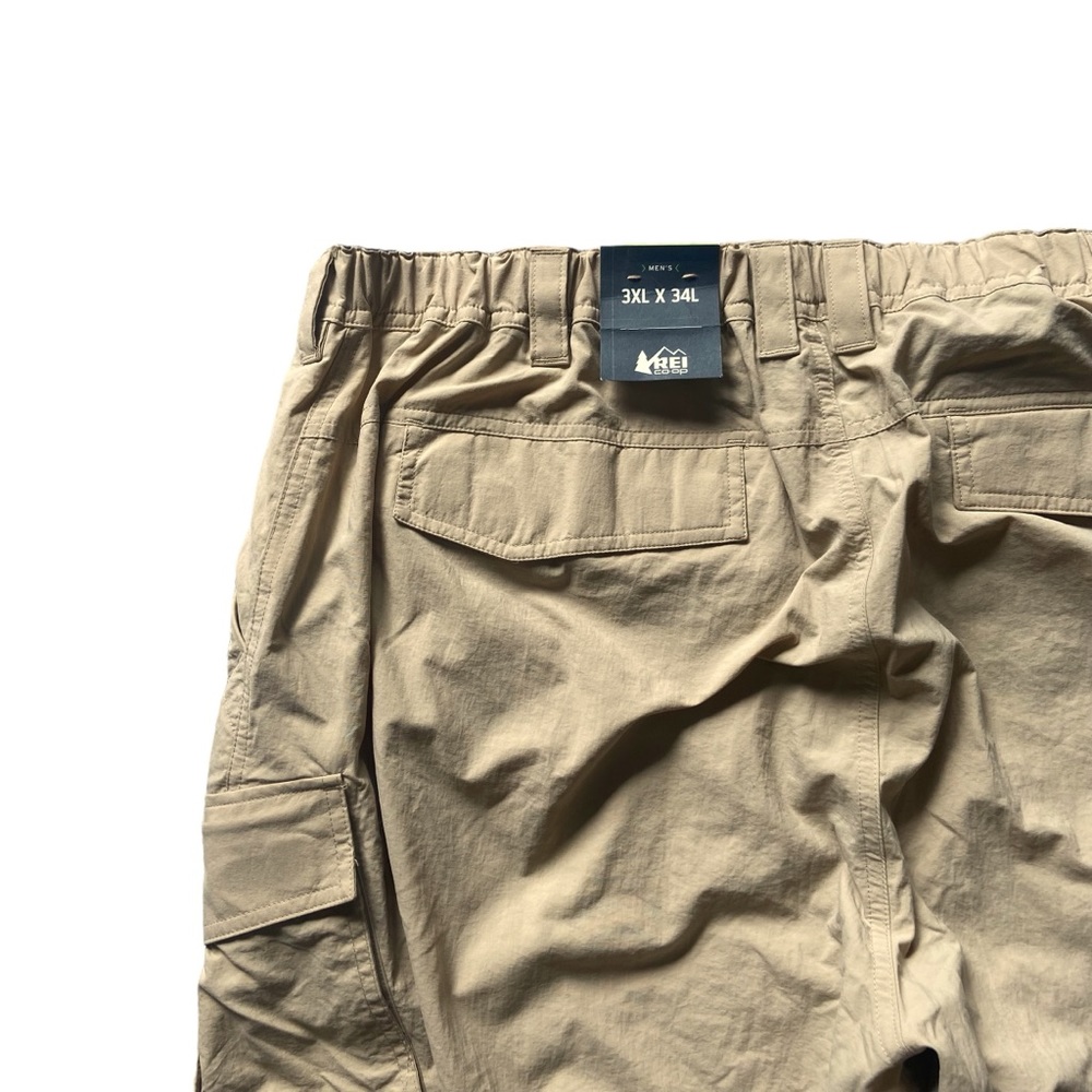 NWT REI Pants Sahara Clasaic Convertible Hybrid Shorts Sandcastle Tan 3XL - Picture 9 of 15